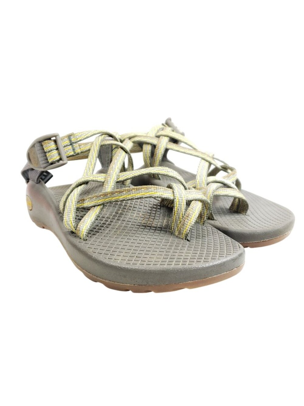 Chaco ZX/2 Womens Size 6 Gray/Yellow Hiking Sandals